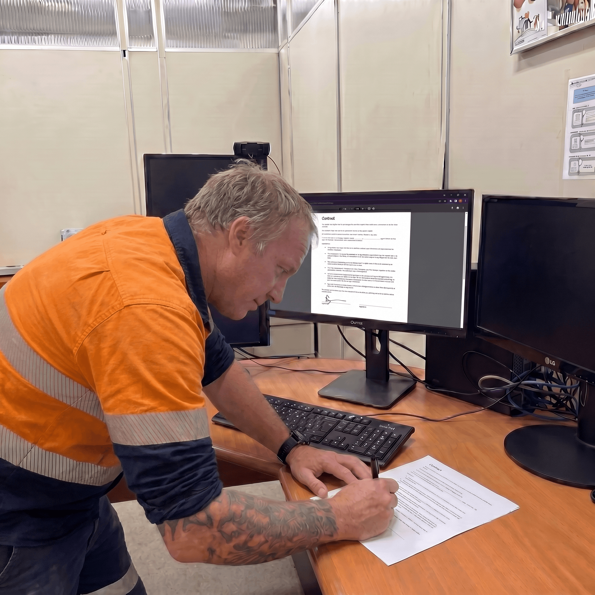 Sign and engineer